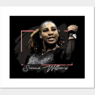 serena williams//scratch paint Posters and Art